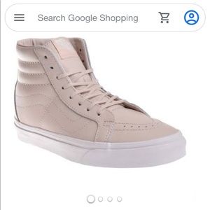 Vans SK8 Hi Reissue DX Leather Pink gold